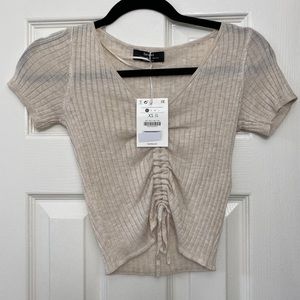 Knit crop top NWT